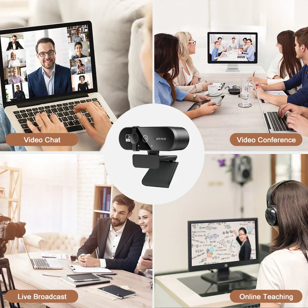 2K 4K Webcam 1080P For PC Web Camera