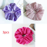 4Pcs/3Pcs Oversized Scrunchie Big Rubber Hair Tie Set