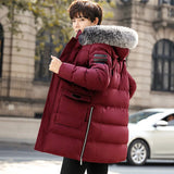 Jacket Winter Men Clothing Streetwear Down Cotton Coat