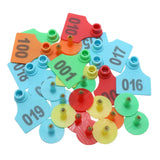 4*5cm Pig Goat Ear Tags NO. 001-100 Animal