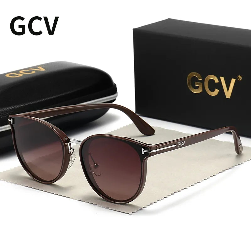 2021 GCV Polarized Lady Sunglasses Cat Eye Fashion