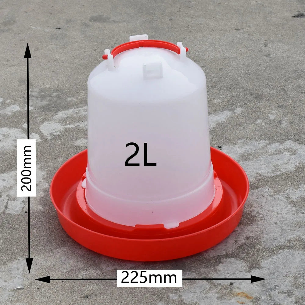 3 KG Chicken Drinker/Feeder Rooster Hen Drinking Cups
