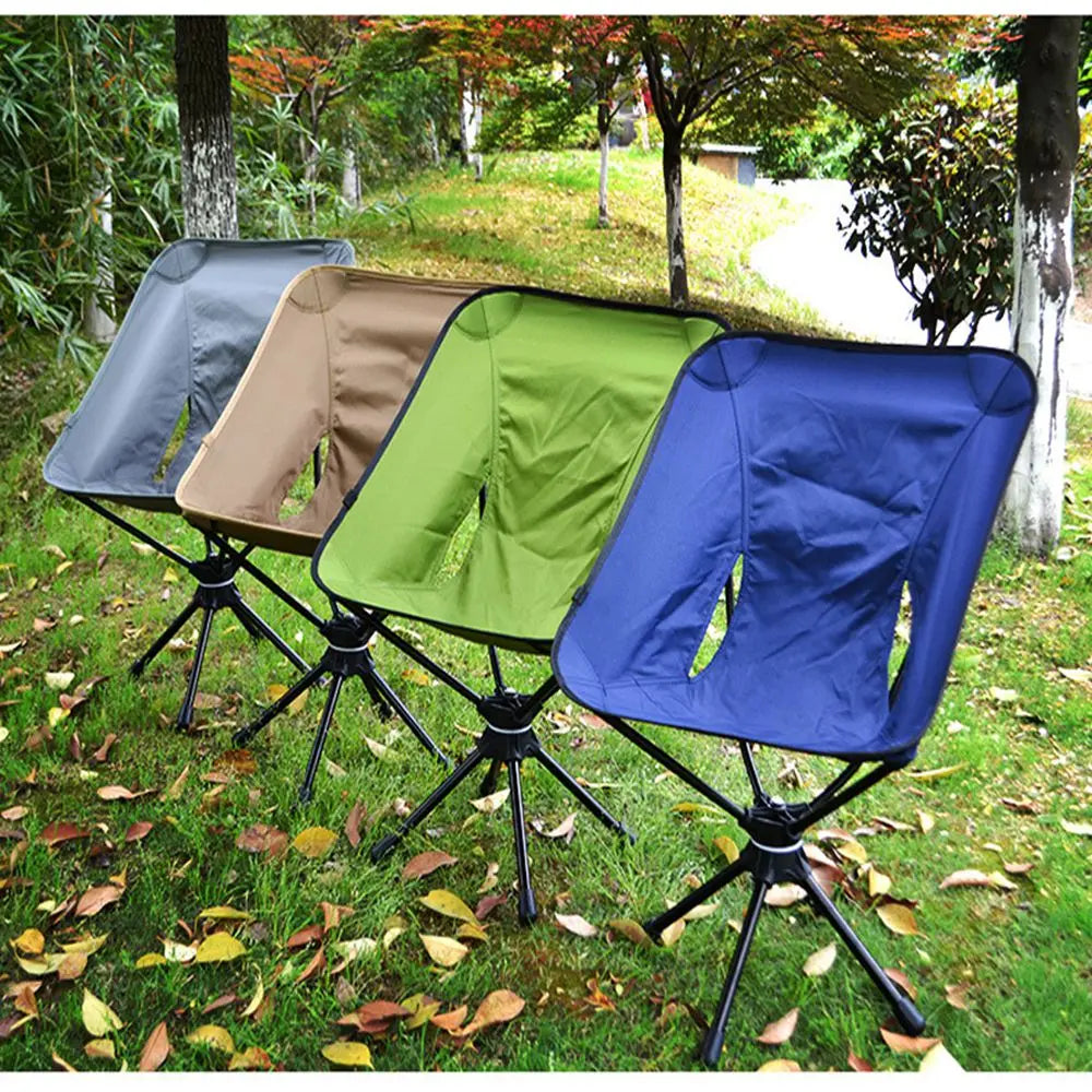 Desert&Fox Swivel Detachable Chairs Camping Folding Chair Outdoor