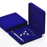 Velvet Jewelry Box for Ring Necklace Earring Jewelry