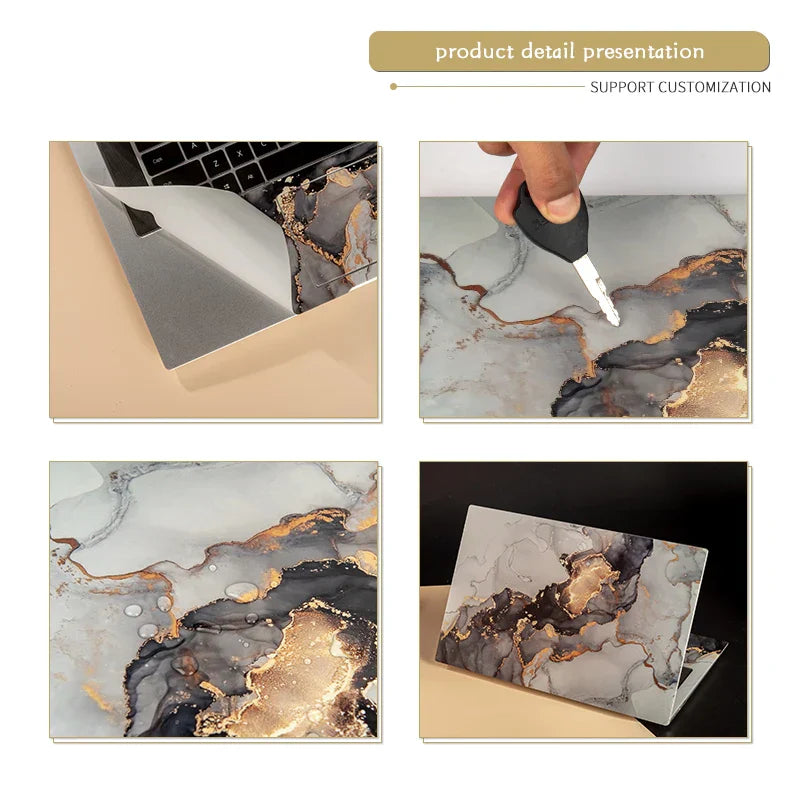 DIY Laptop Sticker Cover Skins Solid Color Vinyl