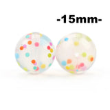 15mm 100pcs Round Silicone Beads Teether Baby Nursing