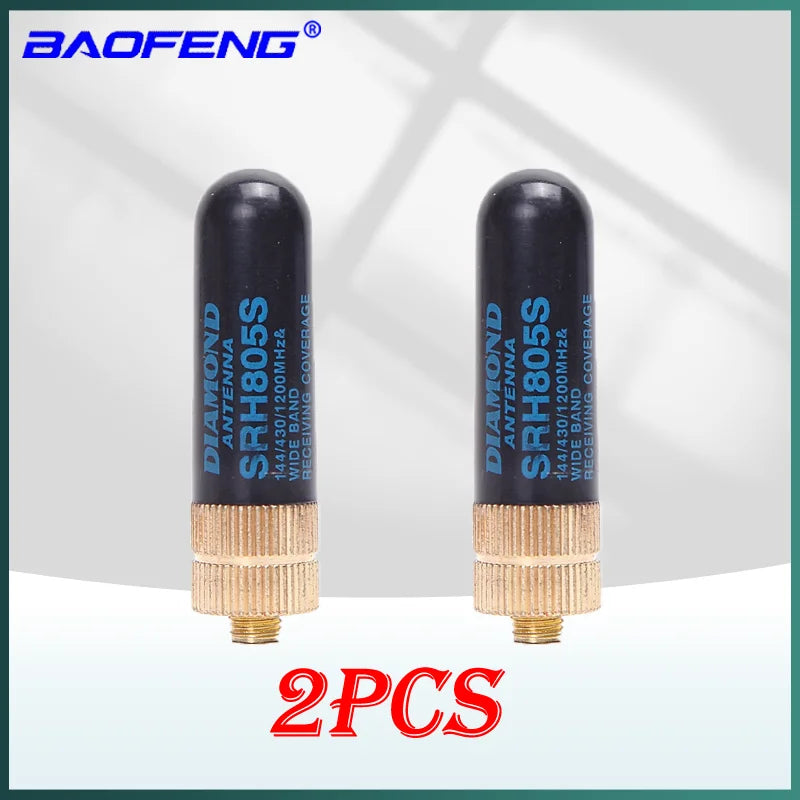 Baofeng 2 pcs SRH805S 5cm SMA-F short antenna