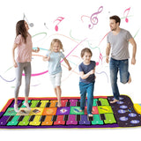 Kids Musical Piano Mat Duet Keyboard Play Mat