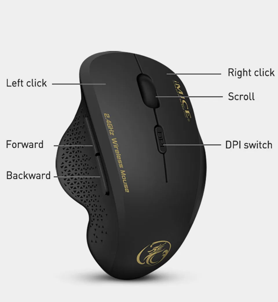 Wireless Mouse Gamer Computer Mouse Wireless Gaming Mouse