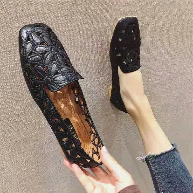 Size 3542 Square Toe Summer Shoes for Women