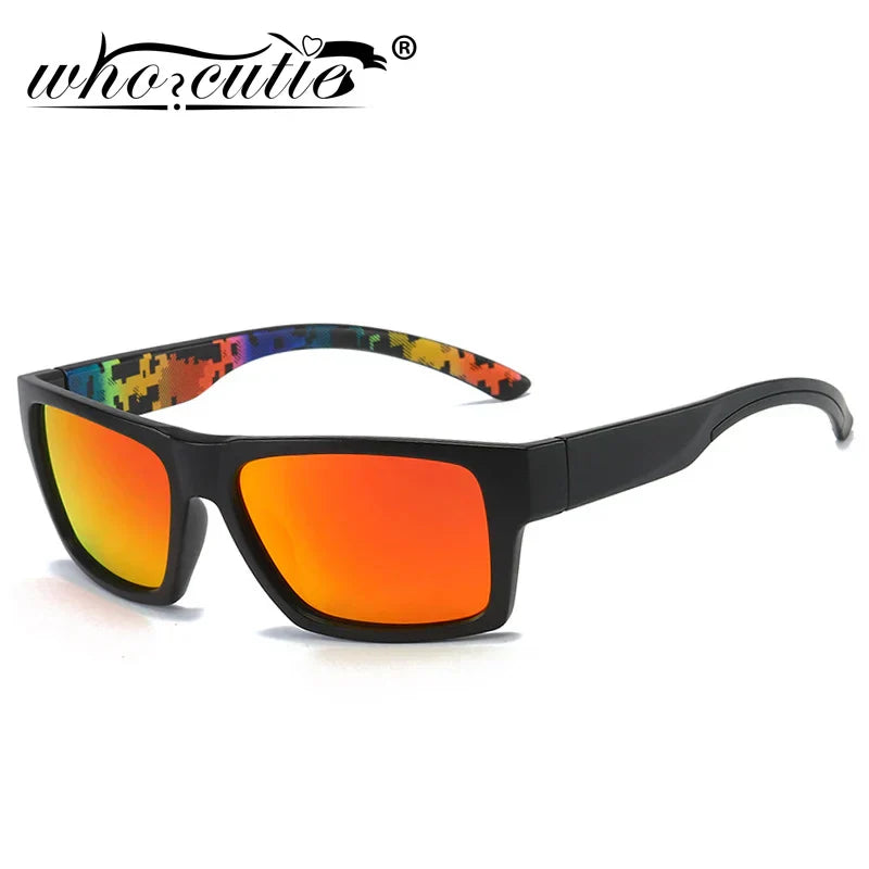 WHO CUTIE Sport Polarized Sunglasses Men 2020 Brand