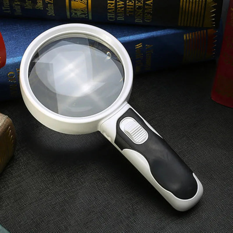 5 Times Optical Magnifying Glass With LED Lights