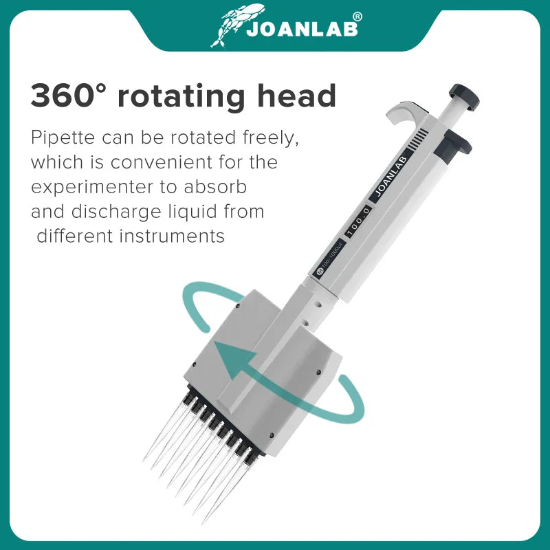 JOANLAB Official Store Multichannel Pipette Lab Equipment Manual
