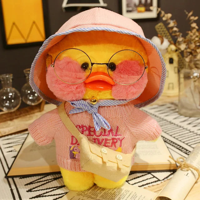 30cm Cute Lalafanfan Yellow Cafe Ducks Stuffed Soft