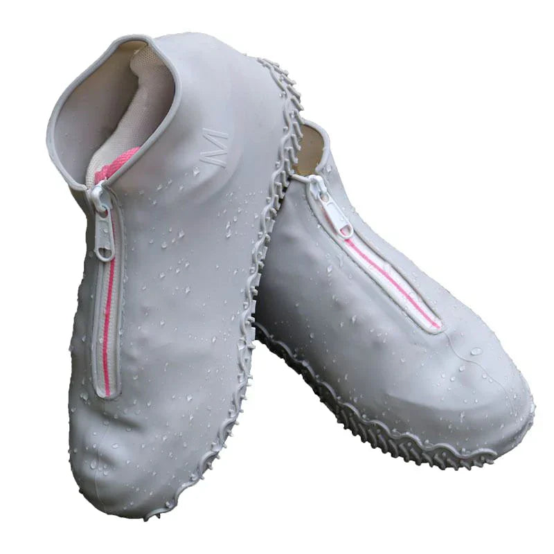 FamtiYaa Waterproof Shoe Cover Silicone Overshoes with Zipper