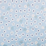 Blue Cartoon Printed Fabric Cotton Twill Cloth for