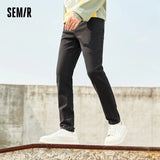SEMIR Jeans Men Solid Retro Hong Kong Style