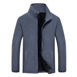 Men Winter Fleece Jacket Parka Coat Men Spring