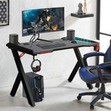 Gaming Desk PC Computer Gamer Desk Ergonomic Workstation