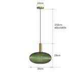 Retro restaurant colorfull glass pendant lights Creative living