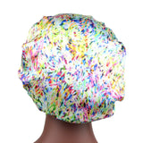 Wide Dome Satin Bonnet For Women Silky Head
