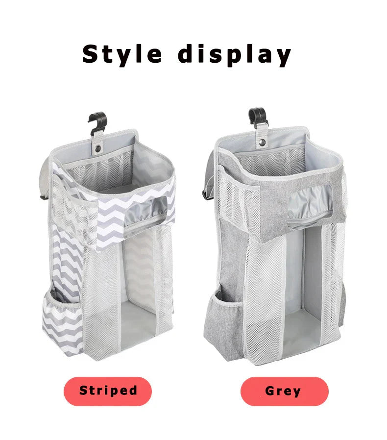 Large Hanging Storage Toy Diaper Pocket Crib Organizer