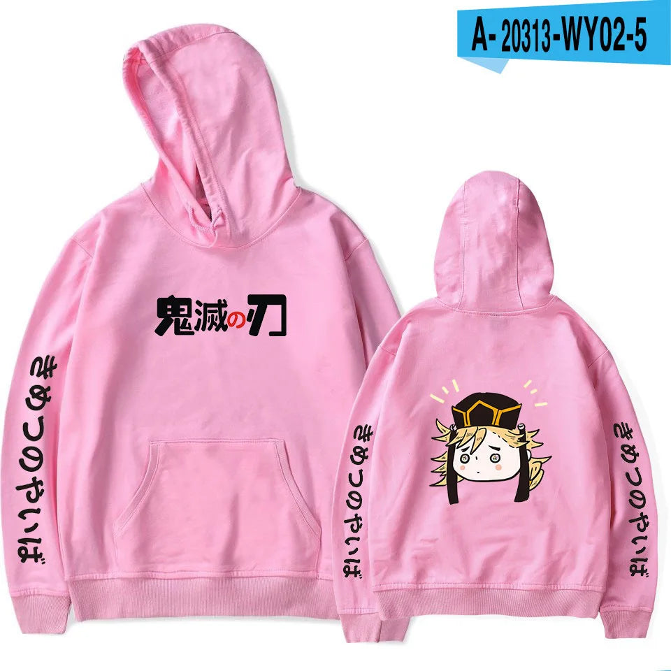 Anime Hoodie Demon Slayer Oversized Hoodies Sweatshirts Men/Womens