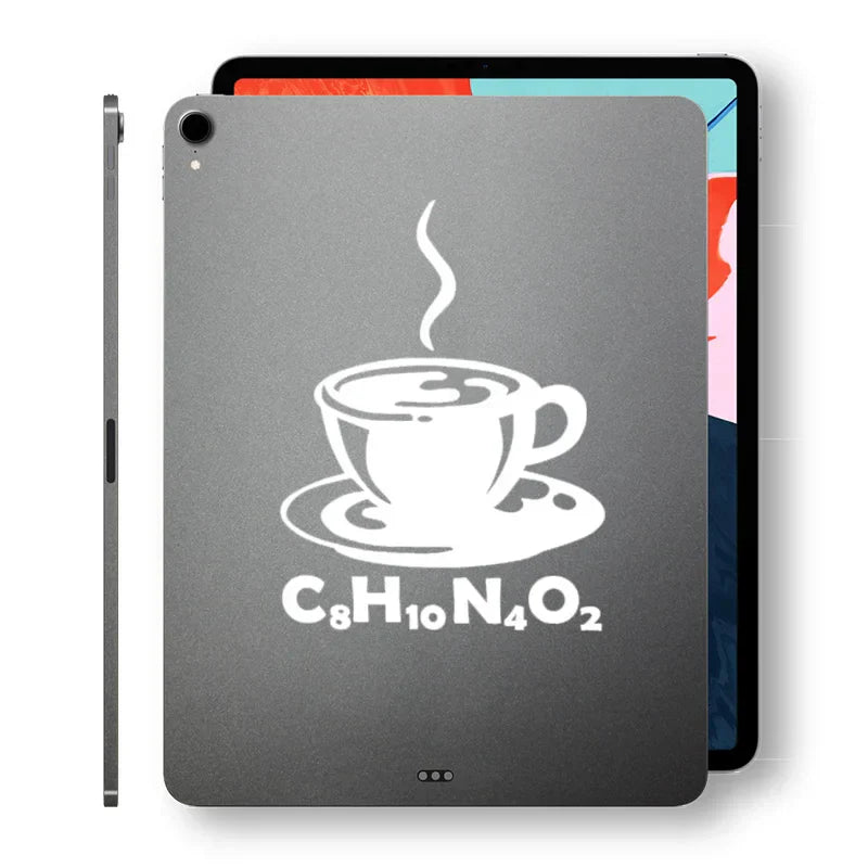 Coffee Molecular Formula Laptop Decal Sticker for iPad