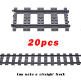 MOC Railway Track Train Tracks Straight Curved Soft