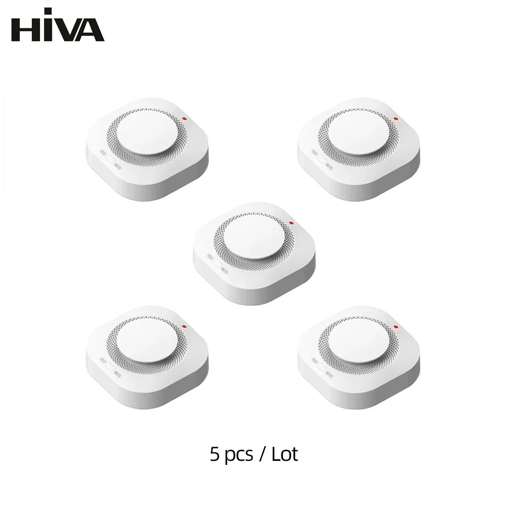 HIVA Wireless 433MHz Smoke Detector Fire Protection Home
