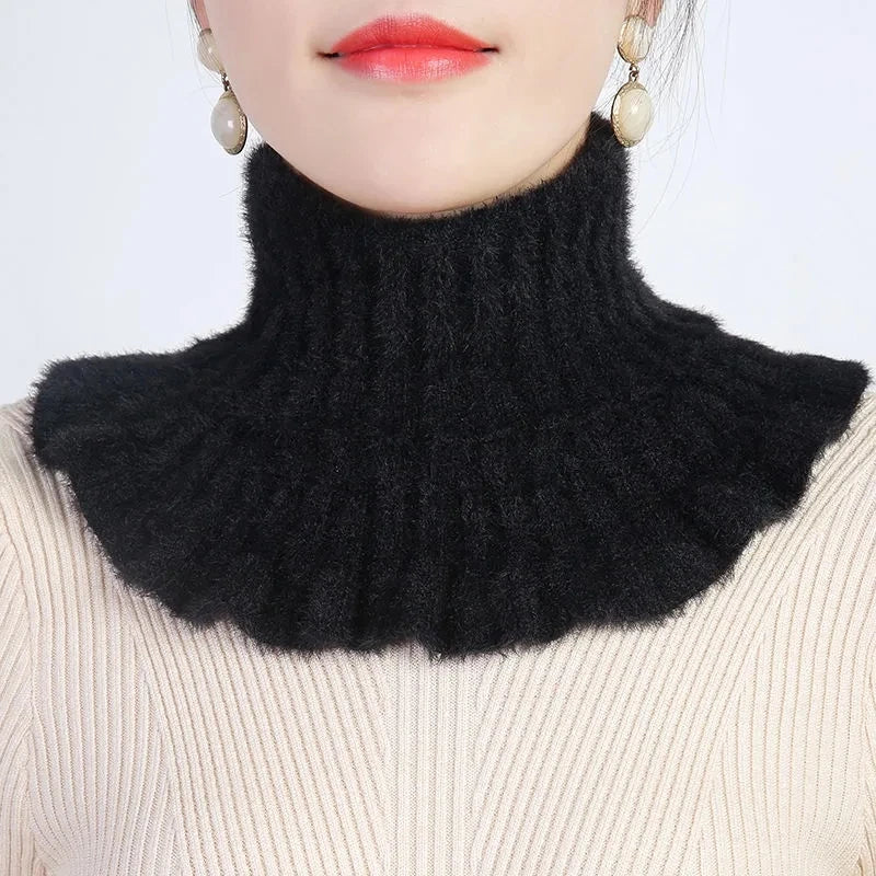 Thickened Imitation Mink Cashmere Bib Women's FallWinter Warm