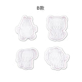 4pcs Creativity Slimes Play Dough Bear Elephant Lion