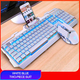 V2 Gaming Keyboard Mouse Headset Set Mechanical Feel