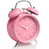 4 Inch Twin Bell Loud Alarm Clock Metal
