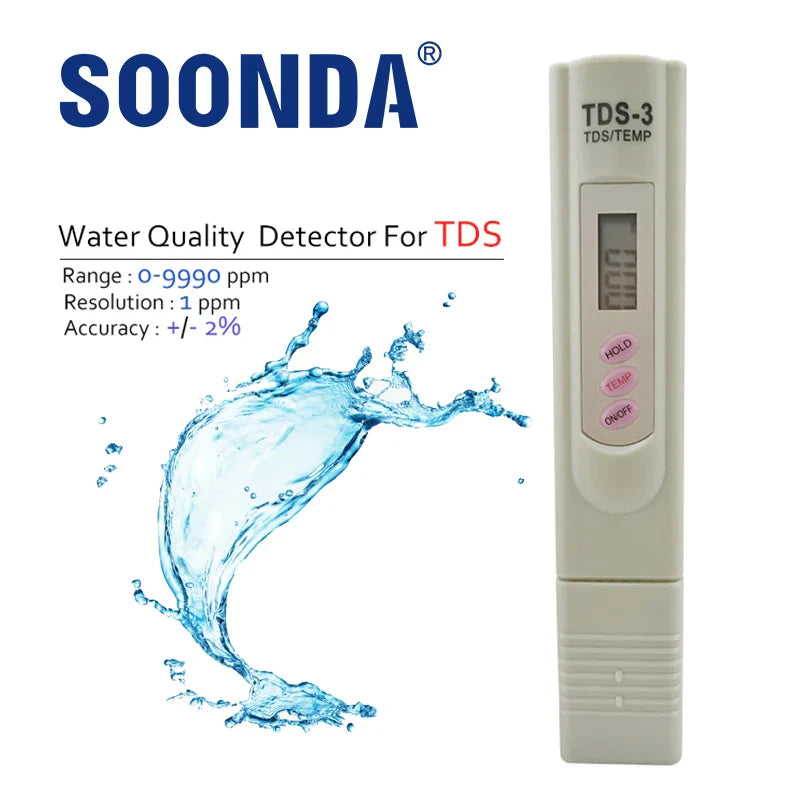 2-in-1 PPM Water TDS Meter Tester Drinking Water