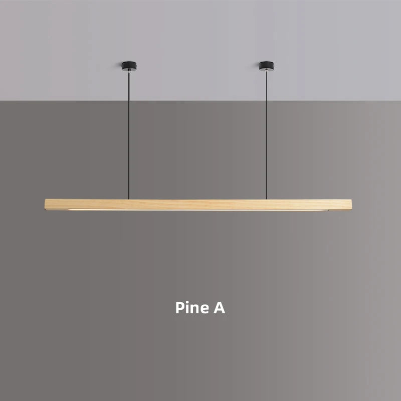 Wooden Pendant Lights Hanging Lamp Modern Table LED