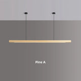 Wooden Pendant Lights Hanging Lamp Modern Table LED