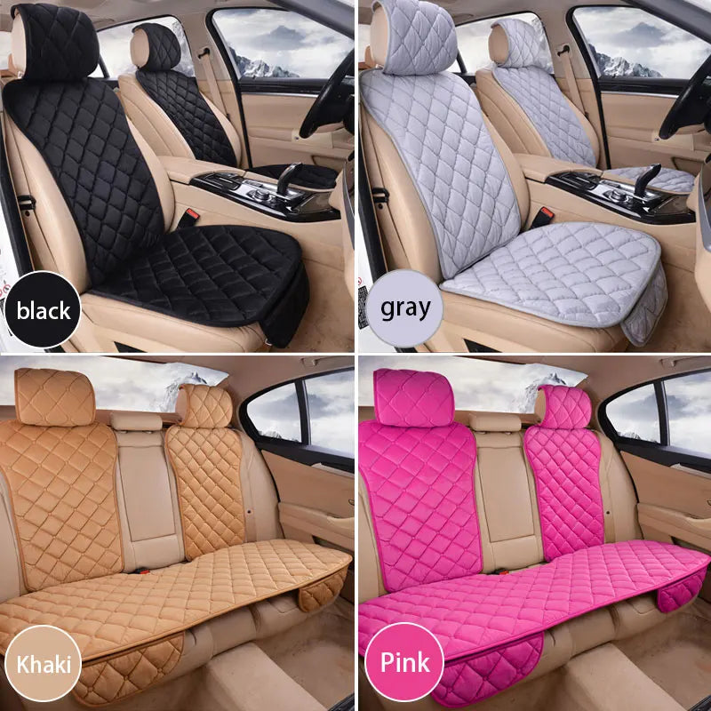 SEAMETAL Pink Car Seat Cover for Women Soft