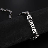 Sipuris Custom Name Bracelet Cuban Chain Men’s Bracelet Stainless Steel Personalized Nameplate Bracelet For Men Jewelry Gifts