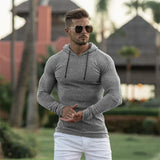 New Fashion Winter Hooded Sweater Men Warm Turtleneck