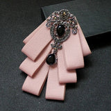 High Quality Korean Fashion New Crystal Bow Tie