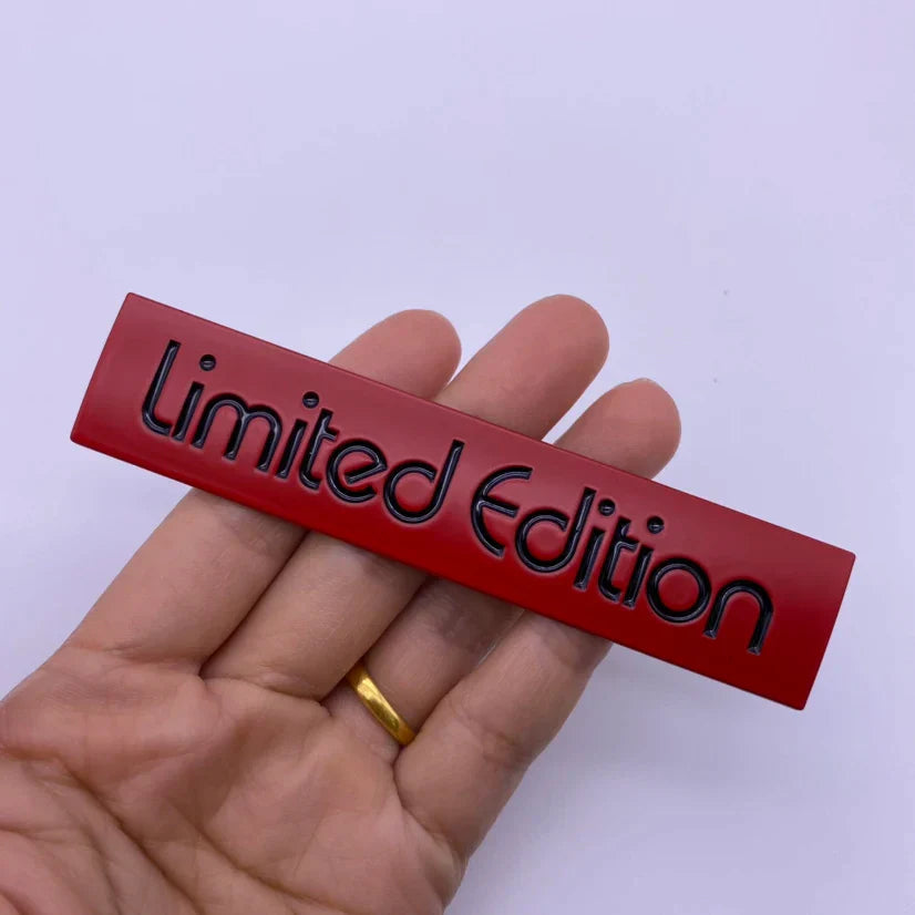 Metal Limited Edition Emblem Trunk Fender Tail Car