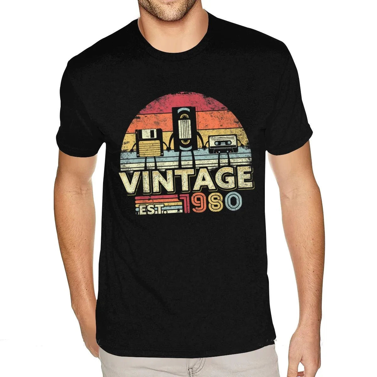 1980 Shirt Vintage 40th Birthday Gift T-Shirts Funny