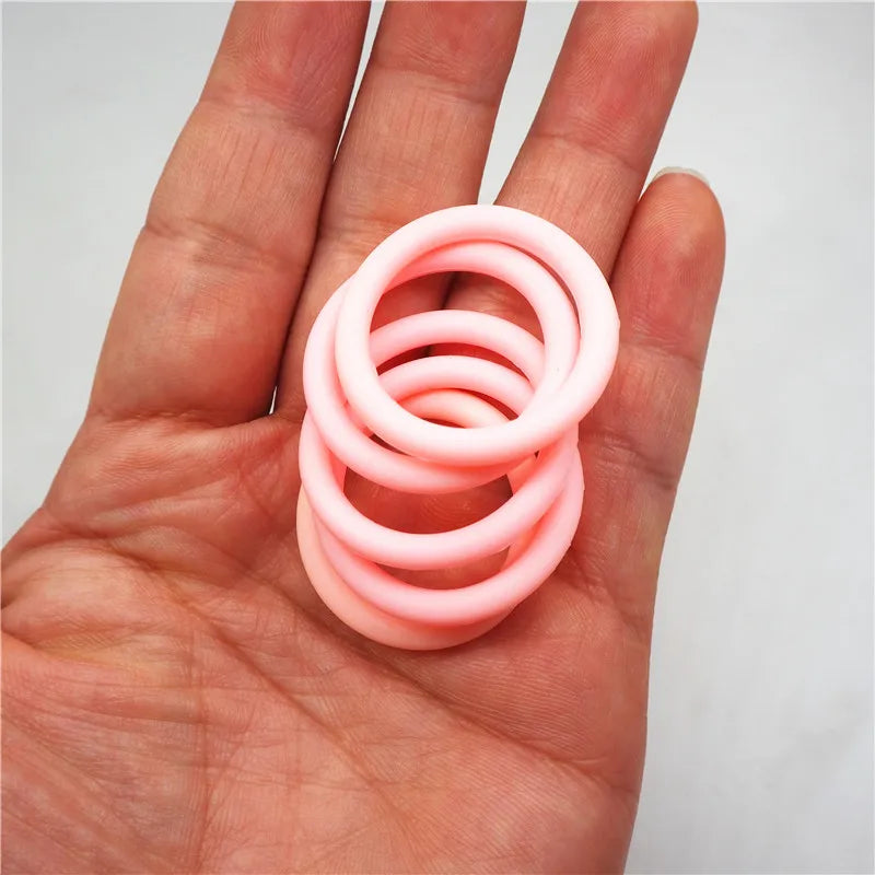 Chenkai 100pcs Clear Silicone Mam Adapter O Rings