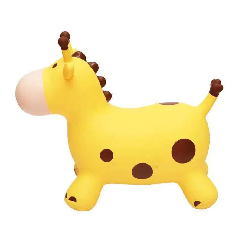 Inpany Bouncy Giraffe Hopper Inflatable Jumping Giraffe Bouncing