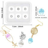 Round Square Faceted & Oval Beads Silicone Casting