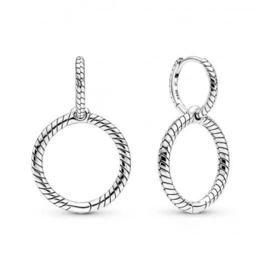 Original 925 Sterling Silver Sparkling Double Freshwater Cultured