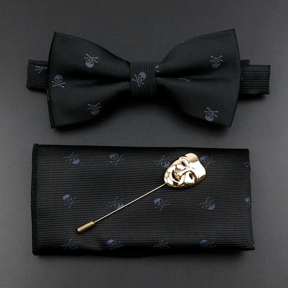 Fashion Men's Skull Tie Set New Design 8cm