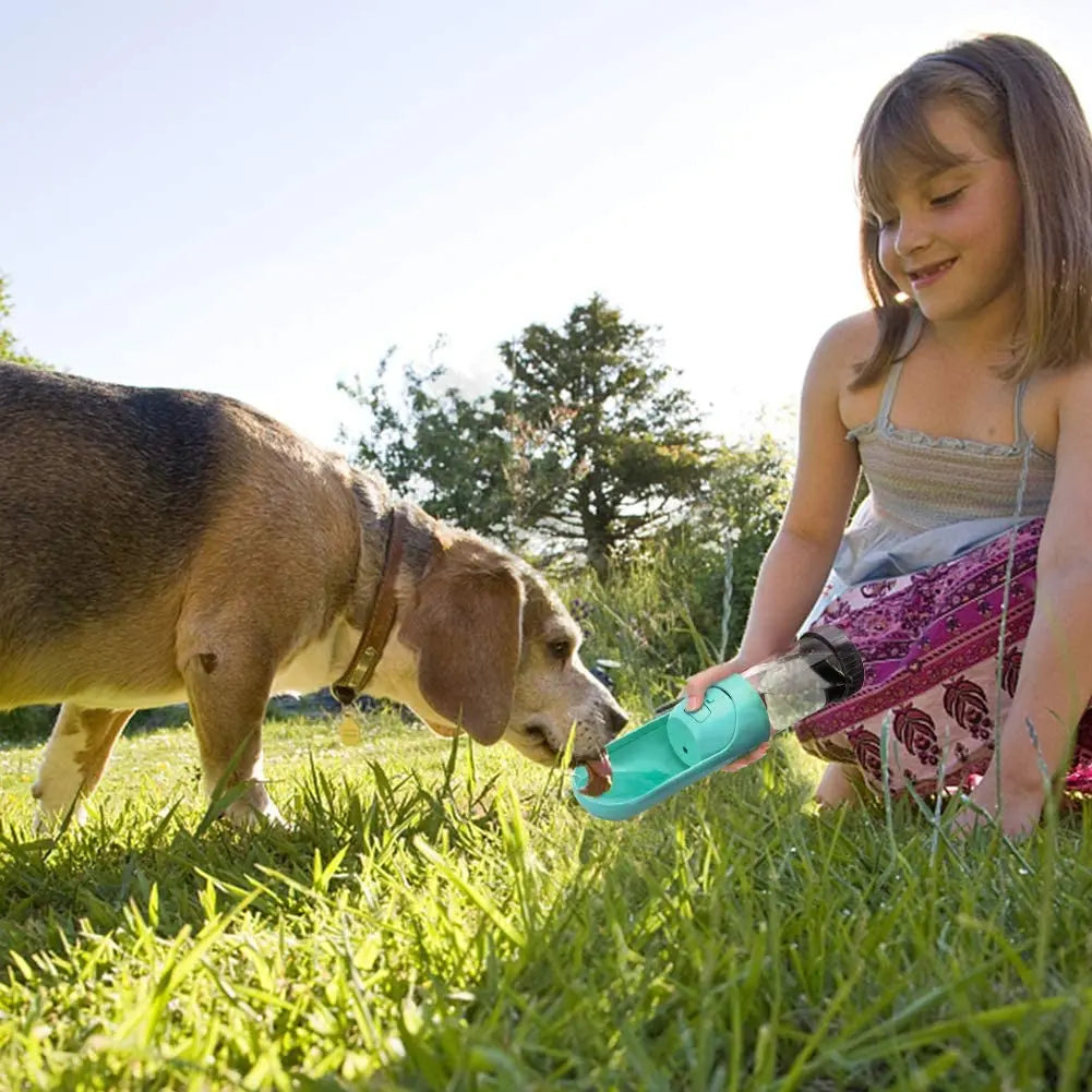 Filter Dog Water Bottle Travel Drinking Bottle Feeder