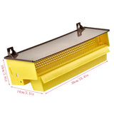 Beekeeping Plastic Pollen Trap Yellow With Removable Ventilated